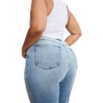 Women's GOOD AMERICAN Soft Tech Good True Straight Jeans - Thumbnail 5 of 9