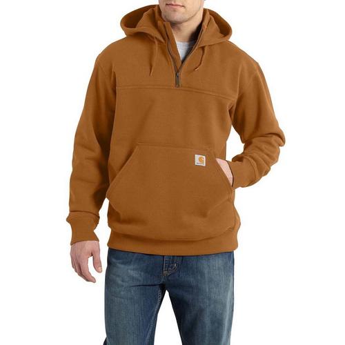 Men's Carhartt Rain Defender Loose Fit Heavyweight 1/4 Zip Hoodie - Primary Image