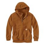 Men's Carhartt Rain Defender Loose Fit Heavyweight 1/4 Zip Hoodie - Thumbnail 2 of 2