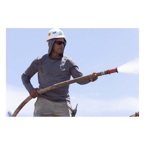 Men's Carhartt Force Sun Defender Lightweight Hooded Logo Graphic Long Sleeve T-Shirt - Primary Image