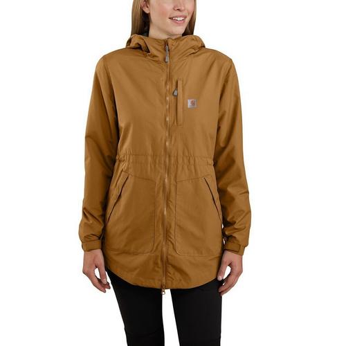 Women's Carhartt Defender Hooded Rain Jacket - Primary Image