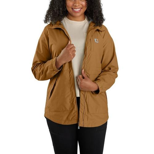 Women's Carhartt Defender Hooded Rain Jacket - Primary Image