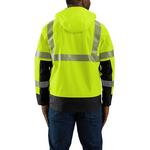 Men's Carhartt High-Visibility Storm Defender Hooded Rain Jacket - Thumbnail 2 of 6