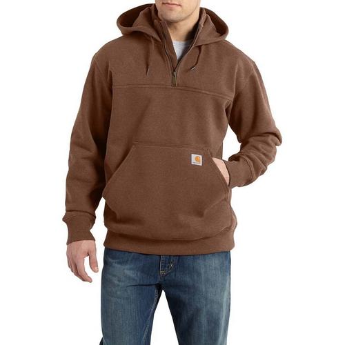 Men's Carhartt Rain Defender Loose Fit Heavyweight 1/4 Zip Hoodie - Primary Image