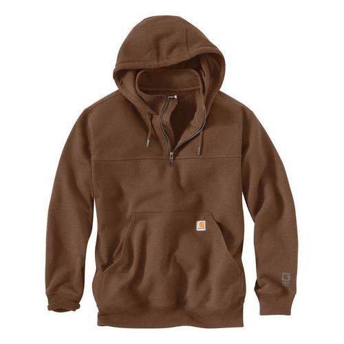 Men's Carhartt Rain Defender Loose Fit Heavyweight 1/4 Zip Hoodie - Primary Image