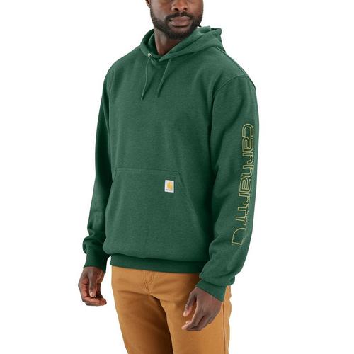 Men's Carhartt Loose Fit Midweight Logo Sleeve Graphic Hoodie - Primary Image