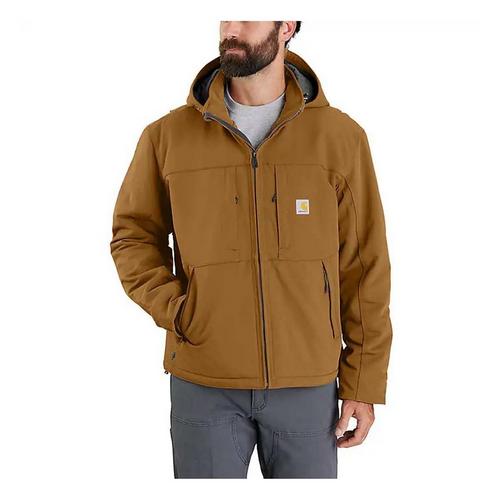 Men's Carhartt Super Dux Relaxed Fit Soft Hooded Canvas Jacket - Primary Image