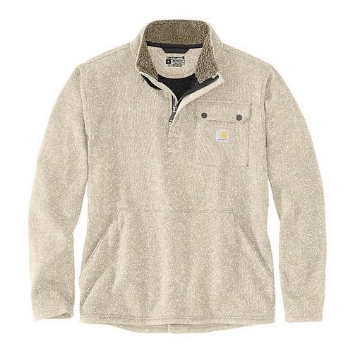 Men's Carhartt Relaxed Fit Midweight Pocket Sweater Fleece 1/4 Zip Pullover