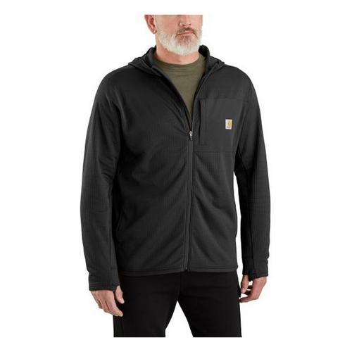 Men's Carhartt Force Relaxed Fit Full-Zip Hooded T-Shirt Full Zip - Primary Image