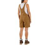 Women's Carhartt Relaxed Fit Rugged Flex Canvas Shortall - Thumbnail 2 of 4