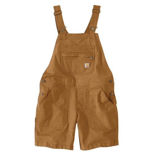 Women's Carhartt Relaxed Fit Rugged Flex Canvas Shortall - Primary Image