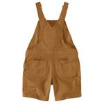 Women's Carhartt Relaxed Fit Rugged Flex Canvas Shortall - Thumbnail 4 of 4