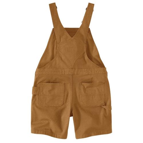 Women's Carhartt Relaxed Fit Rugged Flex Canvas Shortall - Primary Image