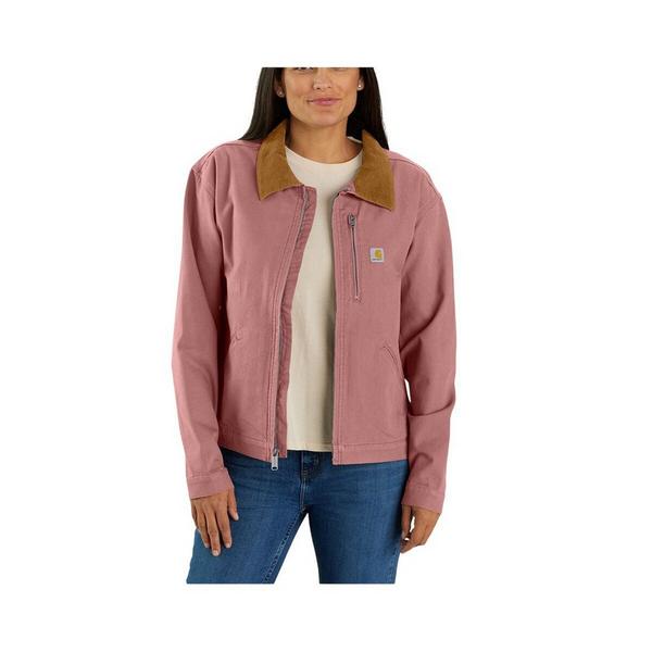 Women's Carhartt Detroit Canvas Jacket Medium Rose