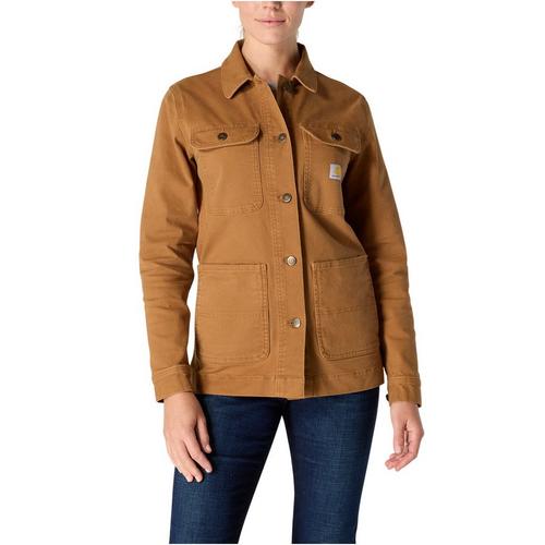 Women's Carhartt Rugged Flex Loose Fit Chore Canvas Jacket - Primary Image