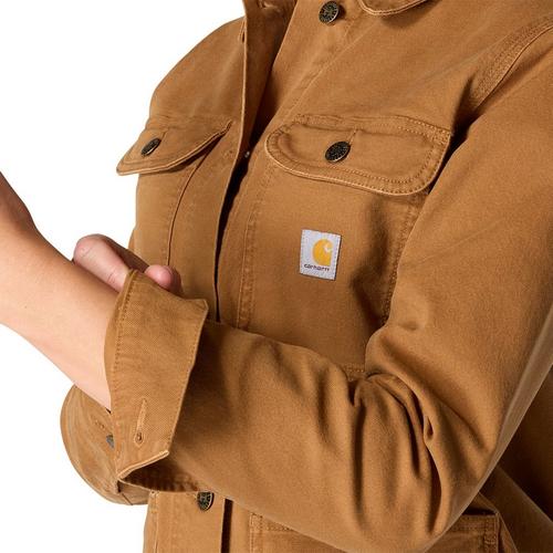 Women's Carhartt Rugged Flex Loose Fit Chore Canvas Jacket - Primary Image