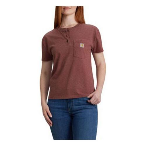 Women's Carhartt Loose Fit Heavyweight Henley - Primary Image