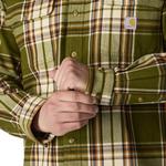 Men's Carhartt Loose Fit Heavyweight Long Sleeve Flannel - Thumbnail 5 of 7