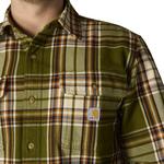 Men's Carhartt Loose Fit Heavyweight Long Sleeve Flannel - Thumbnail 6 of 7