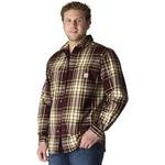 Men's Carhartt Loose Fit Heavyweight Flannel Plaid Long Sleeve Button Up Shirt - Thumbnail 3 of 7