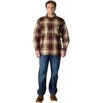 Men's Carhartt Loose Fit Heavyweight Flannel Plaid Long Sleeve Button Up Shirt - Thumbnail 7 of 7