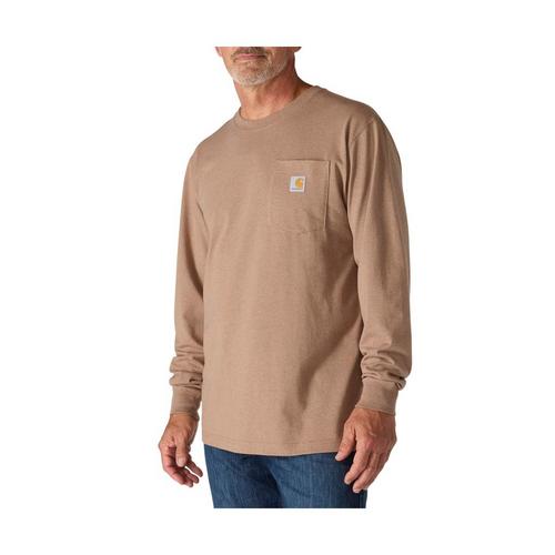 Men's Carhartt Loose Fit Heavyweight Pocket Deer Graphic Long Sleeve T-Shirt - Primary Image