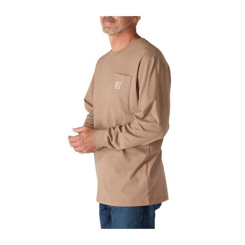 Men's Carhartt Loose Fit Heavyweight Pocket Deer Graphic Long Sleeve T-Shirt - Primary Image