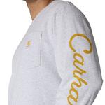 Men's Carhartt Loose Fit Heavyweight Pocket Dog Graphic Long Sleeve T-Shirt - Thumbnail 4 of 6