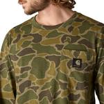 Men's Carhartt Relaxed Fit Heavyweight Pocket Camo Logo Graphic Long Sleeve T-Shirt - Thumbnail 4 of 5