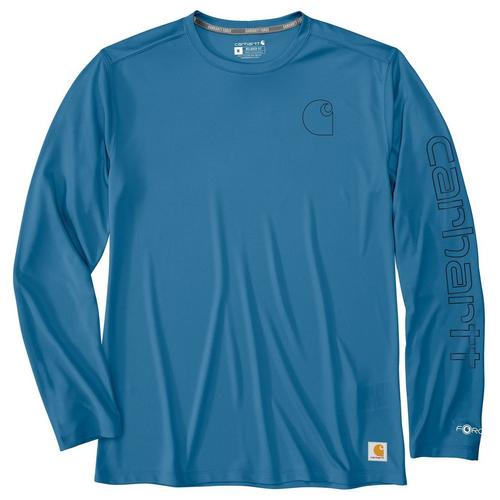 Men's Carhartt Force Sun Defender Lightweight Logo Graphic Long Sleeve T-Shirt - Primary Image