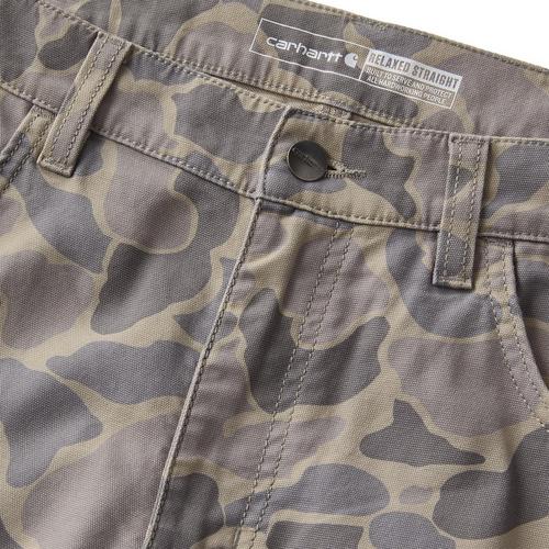 Men's Carhartt Rugged Flex Relaxed Fit Canvas 5-Pocket Utility Work Pants - Primary Image