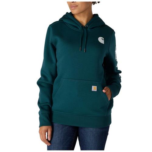 Women's Carhartt Clarksburg Graphic Sleeve Hoodie - Primary Image