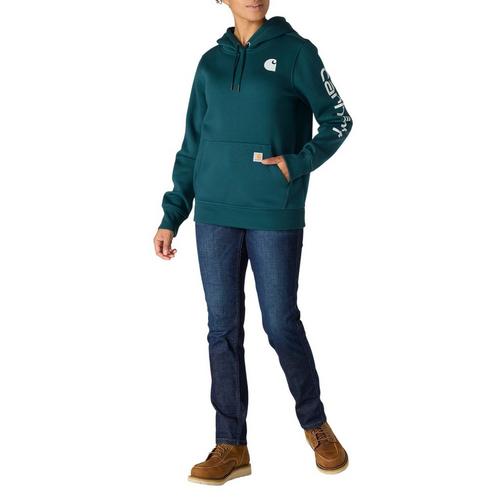 Women's Carhartt Clarksburg Graphic Sleeve Hoodie - Primary Image