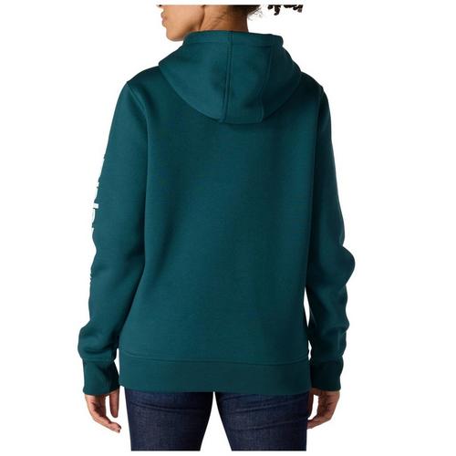 Women's Carhartt Clarksburg Graphic Sleeve Hoodie - Primary Image