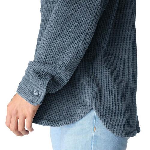 Women's Carhartt Heavyweight Waffle Knit Long Sleeve Oversized Shacket - Primary Image