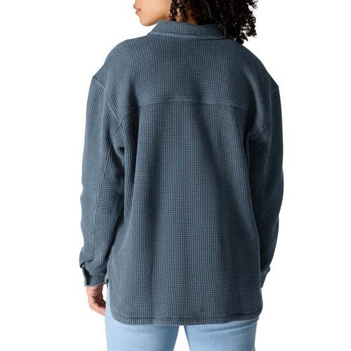 Women's Carhartt Heavyweight Waffle Knit Long Sleeve Oversized Shacket - Primary Image