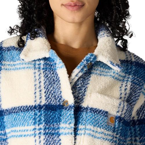 Women's Carhartt Loose Fit Fleece Long Sleeve Shacket - Primary Image