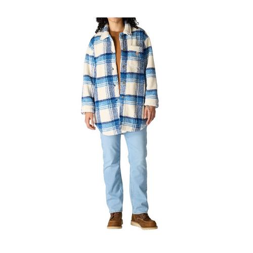 Women's Carhartt Loose Fit Fleece Long Sleeve Shacket - Primary Image