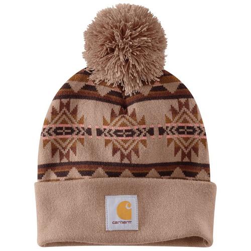 Women's Carhartt Bethany Yellowtail Pom Cuffed Beanie - Primary Image