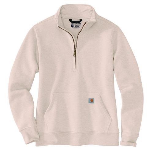 Women's Carhartt Relaxed Fit Midweight 1/4 Zip Pullover - Primary Image