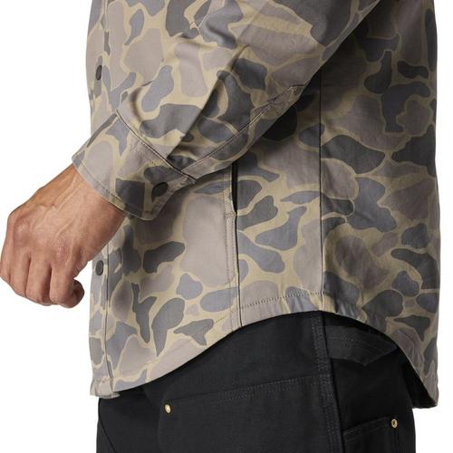 Men's Carhartt Rugged Flex Relaxed Fit Fleece-Lined Canvas Jacket - Primary Image