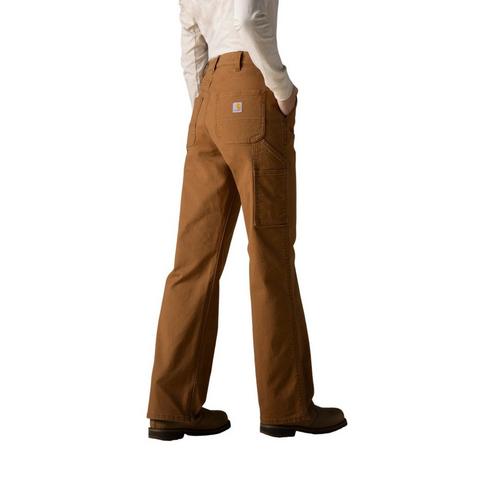 Women's Carhartt The Carpenter Canvas Utility Work Pants - Primary Image