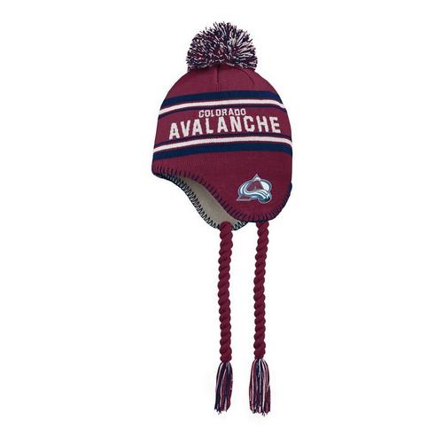 Genuine Stuff Kids' Colorado Avalanche Legacy Pom Beanie - Primary Image
