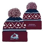 Genuine Stuff Kids' Colorado Avalanche Faceoff Beanie - Thumbnail 1 of 3