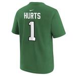 Nike Kids' Philadelphia Eagles Jalen Hurts #1 Retro T-Shirt - Thumbnail 1 of 2