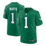 Nike Kids' Philadelphia Eagles Jalen Hurts #1 Throwback Game Jersey - Thumbnail 1 of 3