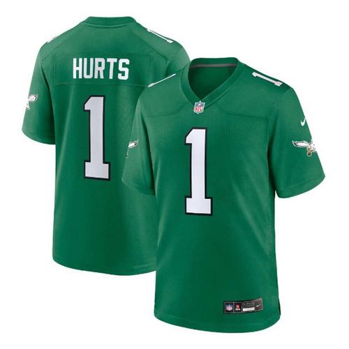 Nike Kids' Philadelphia Eagles Jalen Hurts #1 Throwback Game Jersey - Primary Image
