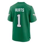 Nike Kids' Philadelphia Eagles Jalen Hurts #1 Throwback Game Jersey - Thumbnail 3 of 3