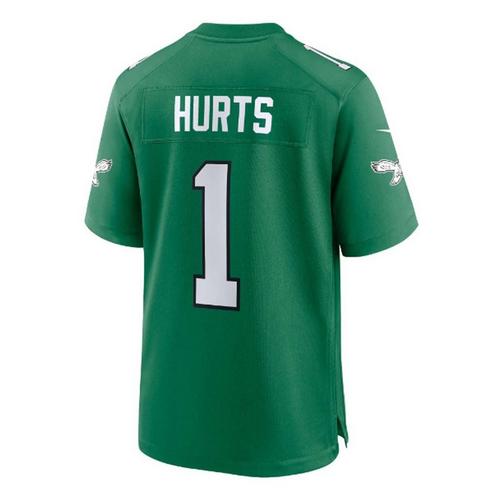 Nike Kids' Philadelphia Eagles Jalen Hurts #1 Throwback Game Jersey - Primary Image