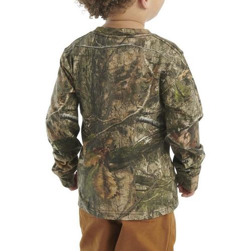Toddler Carhartt Camo Pocket Long Sleeve T-Shirt - Primary Image